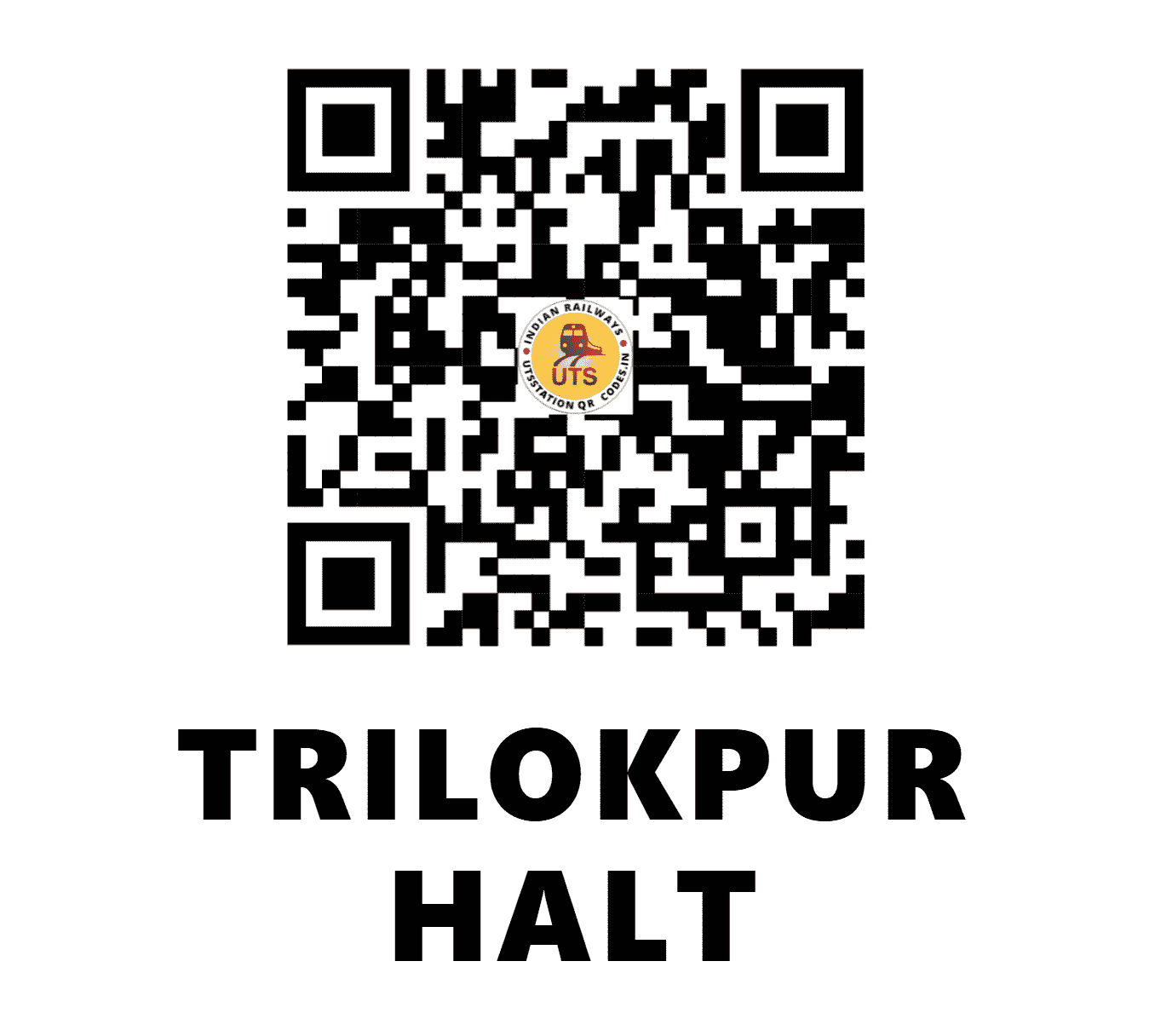 UTS QR Code for TRILOKPUR HALT - TPB (NE - UTTAR PRADESH)